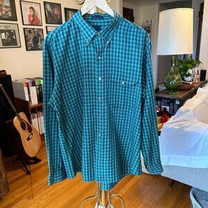 Gant Rugger Shirt Checkered Button down green XL
